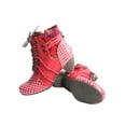 thumbnail image 4 of TMA EYES Polka Dot Leather Women Boots with Moccasin Hand Stitching, 4 of 6