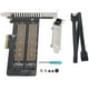thumbnail image 1 of Tarjeta adaptadora PCI-E B-key+M-key M.2 NGFF+NVME Interfaz NGFF SSD Convertidor de disco duro, 1 of 5