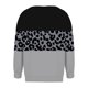 thumbnail image 4 of Puntoco moda mujer manga larga cremallera frente abierto suelta prendas de vestir exteriores blusa estampada abrigo Tops bolsillos blusa con capucha liquidación Puntoco Puntoco-6528, 4 of 5