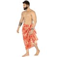 thumbnail image 3 of HAPPY BAY Men's Standard Swimsuits Sarong Pareo Beach Wrap One Size Cherry, Hawaiian Collage Summer Vacation Party, 3 of 5