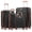 Black Tan, variant on 4 Piece Luggage Set 16/20/24/28 inch Hardside Lightweight Suitcase with Spinner Wheels (Lime Green)
