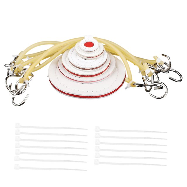 Almohadillas de objetivo de microfibra de 6 uds para balas de agua, Bbs de acero y plástico, tiro de dardos con cerbatana