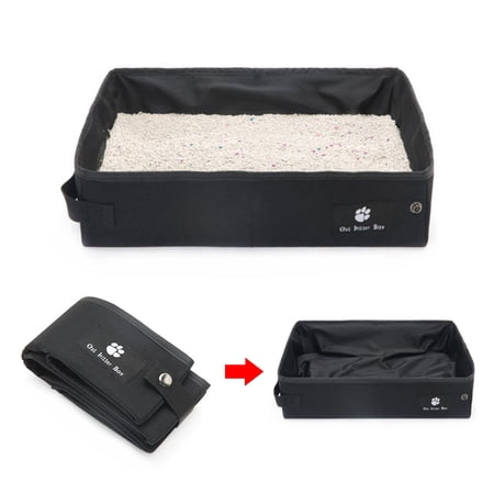 High-grade Cat Litter Box Folding Waterproof Cat Litter Carrier box Cat