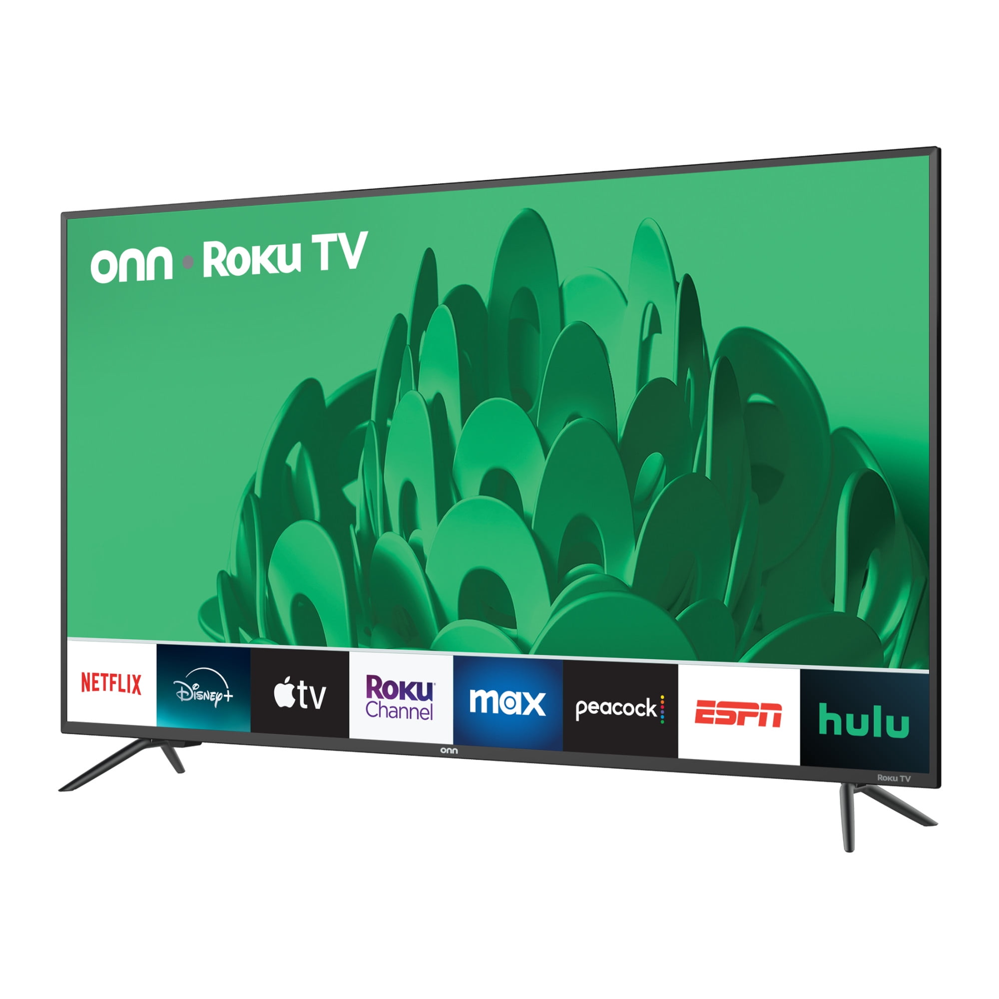 onn Smart TV 50” Clase 4K UHD Roku, 100012585