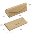 thumbnail image 3 of 2 Pack Eyeglass Case Hard Shell with Foldable Design, Portable Sunglass Case for Glasses Protection , Lightweight, 3 of 7