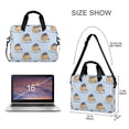 thumbnail image 3 of FORMRS 16" Laptop Bag Carrying Sleeve Case with Handle Travel Shoulder Briefcase, Blueberry Pancake Pattern, 3 of 8