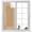 Brown, variant on Blue Farmhouse Window Privacy Film, Linen Texture Geometric Lines Floral Frosted Glass Window Clings Static Cling UV Heat Blocking Reusable Door Sticker for Bathroom 17.7 x 39.3 Inch
