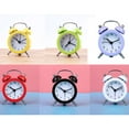 thumbnail image 5 of Classic Double Bell Mini Alarm Clock for Bedroom with Quartz Movement, 5 of 5