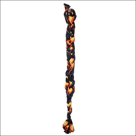 Tail Lycra Bag - FLAMES TOUGH-1 PRINTED LYCRA BRAID IN TAIL BAG WESTERN HORSE TACK GROOMING