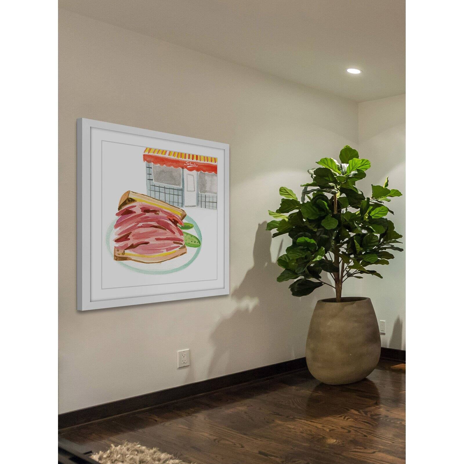 Marmont Hill "Schwartz's" by Molly Rosner Framed Painting Print