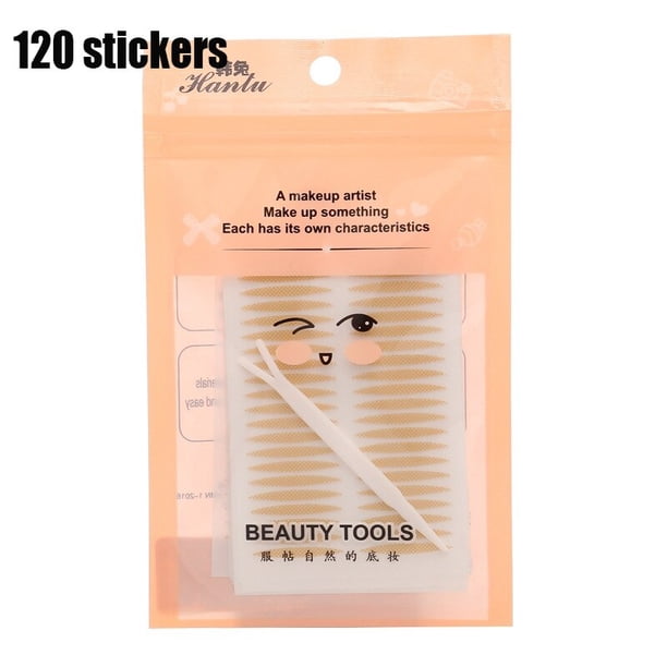 Pegatina Invisible para párpados, pegatinas de doble párpado, cinta de Ojos de encaje de malla autoadhesiva transparente, herramientas de maquillaje para damas