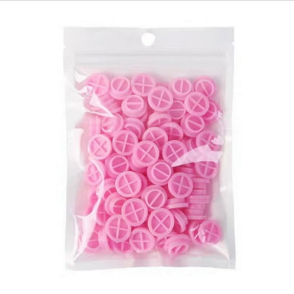 100Pcs Eyelash Extension Glue Cups Holder Grafting Eyelash Tool Pallet Grafting Eye Lashes Adhesive Pigment Cups