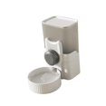 thumbnail image 2 of Dispensador de agua automático colgante, bebedero para mascotas con llenado automático, plato de agua, comedero de agua Gris, 2 of 9