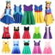 thumbnail image 2 of Disney vestido informal de verano para niñas, disfraz de Frozen, Encanto, Rapunzel, sirena, Bella, Princesa, ropa de fiesta de cumpleaños, 2 of 5