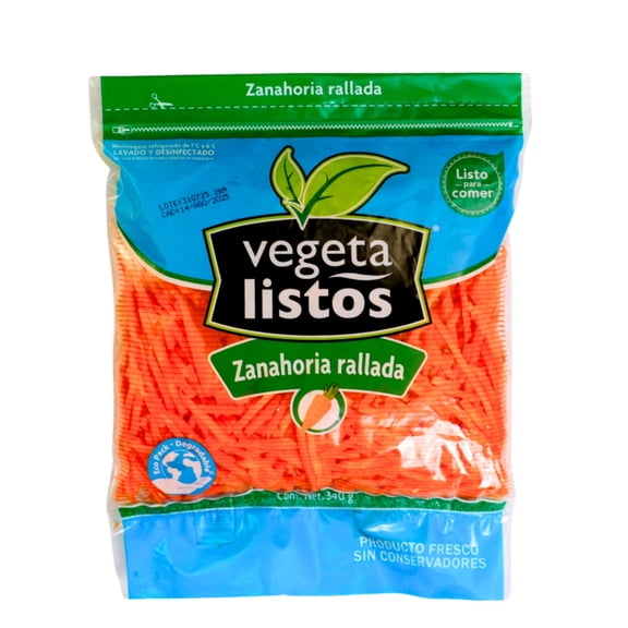 Zanahoria rallada Vegetalistos 340 g