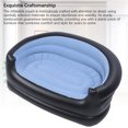 thumbnail image 4 of Double  Inflatable Chair PVC and Velvet Portable Blow Up Couch for Outdoor, Air Mattress Inflatable Sofa, Flodable Blow Up Couch Lounger, Portable Air Sofa for Indoor Living, 4 of 7