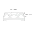 thumbnail image 2 of MasteelfCA 2pcs Refrigerator Egg Tray Practical Egg Storage Box Egg Storage Container, 2 of 6