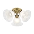 thumbnail image 4 of Livex Lighting Essex Ceiling Mount in Antique Brass, 4 of 8