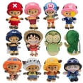 thumbnail image 4 of One Piece Tony Tony Chopper Plush Toys Cute Cartoon Luffy Chopper Sabo Sanji Plush Doll Stuffed Anime Toy Doll Gift For Kid, 4 of 5