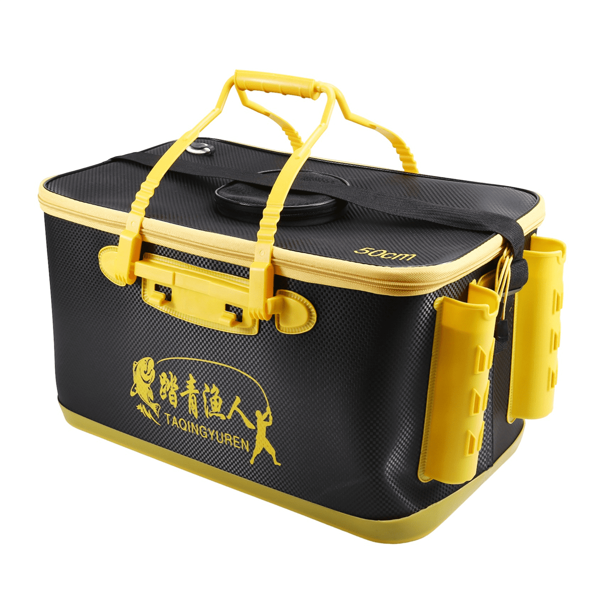 Multifunctional Fishing Bucket EVA, Bait Reel Lure, Live Fish Storage, Waterproof Tackle Box for Fishing Accessories A