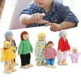 thumbnail image 3 of Personas de Casa de Muñecas, Juego de Casa de Muñecas Familiares de personajes Pequeñas Casa de Muñecas Figuras de Personas Mini Figuras de Personas Muñecas de Casa de, 3 of 7