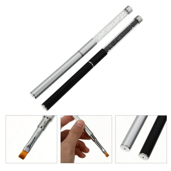 GAXIRE Set of 2 Nail Art Pens with Assorted Colors, Manicure Tools for Both Professional and Personal Use