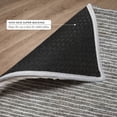 thumbnail image 6 of Addison Rugs Dream Shag Premium Machine Washable Transitional Stripes Gray Rectangle Rug, 5' x 7'6", 6 of 8