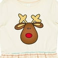 thumbnail image 4 of Inktastic Rudolph the Red Nose Reindeer Girls Toddler Dress, 4 of 5