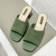 thumbnail image 5 of BONIXOOM Sandals for Women 2024 Clearance Fall Slip-On None Casual Fashion Shoes for Women Green Size 7, 5 of 6