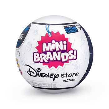 5 Surprise Mini Disney Brands Series 1 Mystery  Real Miniature Disney Brands Collectible Toy By Zuru
