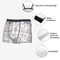 thumbnail image 3 of Pofeuu America Landmarks2 Print Men’s Boxer Briefs, Moisture-Wicking Underwear, Regular,Trunk-Large, 3 of 5