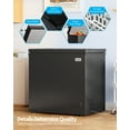 thumbnail image 5 of TABU 10.0 cu ft Deep Freezer with Removable Basket, Adjustable Temperature(Black), 5 of 8