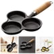 thumbnail image 3 of Sartén para Tortillas de Hierro Fundido con 3 Orificios, Antiadherente, para Cocinar Huevos y Jamón, para el Desayuno, para Freír Huevos y Panqueques, 3 of 10