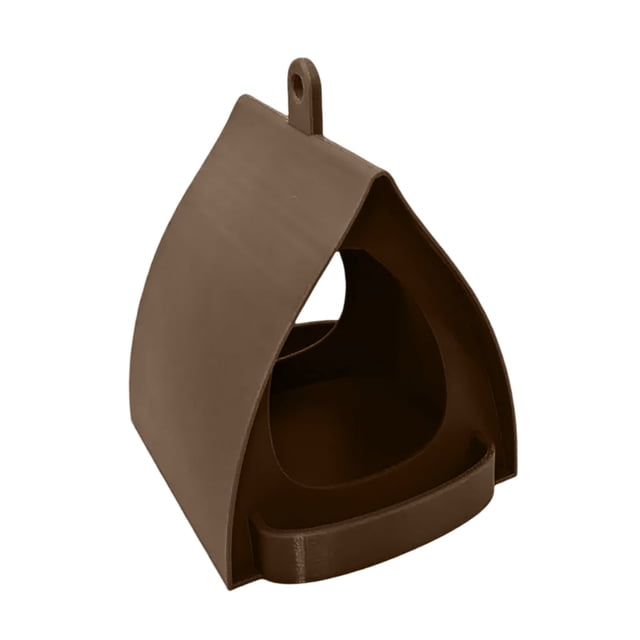 Bird Feeder Open Design Hanger With Top Hook | Hut Shape Hangable Wild Bird Feeders | For Outside Garden Balcony Winter Squirrel