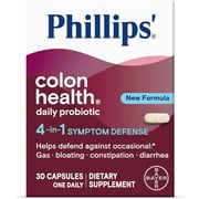 Phillips' Colon Health Probiotic Capsules, 30 Count Bottle - Pack of 3