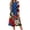 Yellow, variant on BOMYJESK Womens Maxi Dress Patriotic American Flag Midi Dresses Independence Day Art Print 4th July 2026 Summer Dresses Casual Party Apparel Navy 3XL
