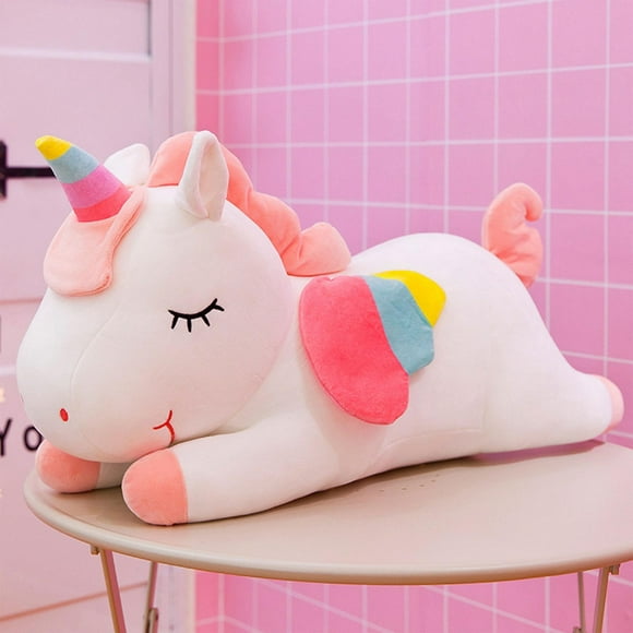 Pudcoco Christma Gift Unicorn Stuffed Animal Cute Unicorn Plush Toy Gift for Toddler Girls