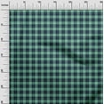 thumbnail image 3 of oneOone Polyester Spandex Sea Green Fabric Check Quilting Supplies Print Sewing Fabric By The Yard 56 Inch Wide, 3 of 4