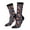 3 Black, variant on Cute Foxes Print Adult Socks for Men & Women,Calf Socks, Ankle Socks,Boots Socks,Breathable Casual Sock,Unisex Crew Socks
