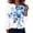 B Multicolor, variant on Blouses for Women Floral Shirts Round Neck Printed Long Sleeve Top Loose Casual Pullover Blouse