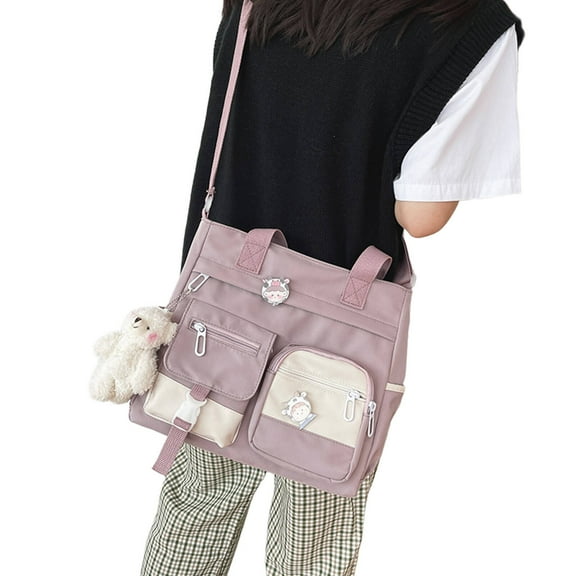 GASTROPOD Tote Bag High Cost-Performance Canvas Tote Bag Essential for Daily Outings Unique Personality Travel Backpack,Pink