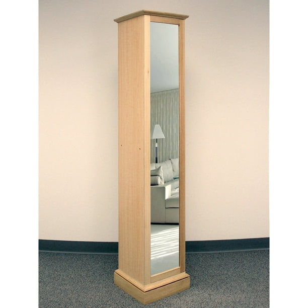 Proman Rotating 5 Shelf With Mirror Com Proman Rotating 5 Shelf With Mirror, Rotating Shelves With Mirror