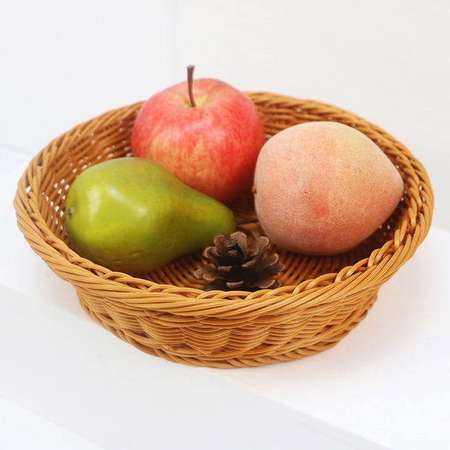 Food Storage Containers Freezer Storage Refrigerator Storage Pantry Organization Lunch Storage Food Containers Kitchen Organization Handmade Rattan Bread Baskets Round Wicker Basket for Serving