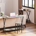 thumbnail image 6 of EastVita Console Table,Narrow Industrial Sofa Table,Living Room/Entrance Table with Shelves,Gray, 6 of 8