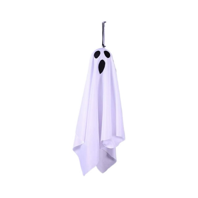 QualitChoice ForGhost Festival Supplies Haunted House Gatehouse Decorations Using 3 Button Batteries For Safe white