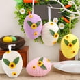 thumbnail image 4 of Welcome Home Decorations Easter Egg Ornaments for Tree Decorations Colorful Woven Easter Egg Hanging Ornaments for Easter Tree Basket Decor Spring Holiday Easter Hanging Decor Love Hanging Decoration, 4 of 8