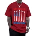 thumbnail image 7 of adaychics Patriotic Shirts for Men 250 Years Short Sleeve Crewneck Cotton Tee Shirts Fashion Clothes for Leisure Travel, 7 of 7