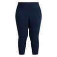 thumbnail image 5 of Terra & Sky Women's Plus Size Capri Legging, Sizes 0X-5X, 5 of 5