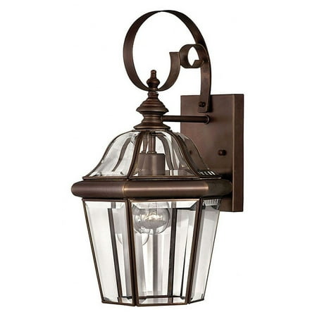 

Hinkley Lighting - One Light Wall Mount - Augusta - Brass Outdoor Lantern