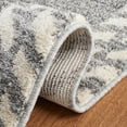 thumbnail image 5 of SAFAVIEH Martha Stewart Lucia Shag Area Rug, Grey/Ivory, 6'7" x 9', 5 of 8